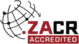 We are a ZACR Accredited registrar ZACR Accredited